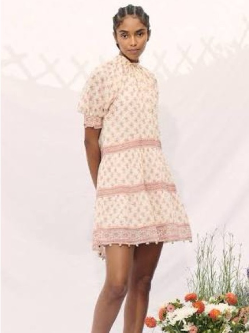 Saylor Mags Floral Mini Dress
